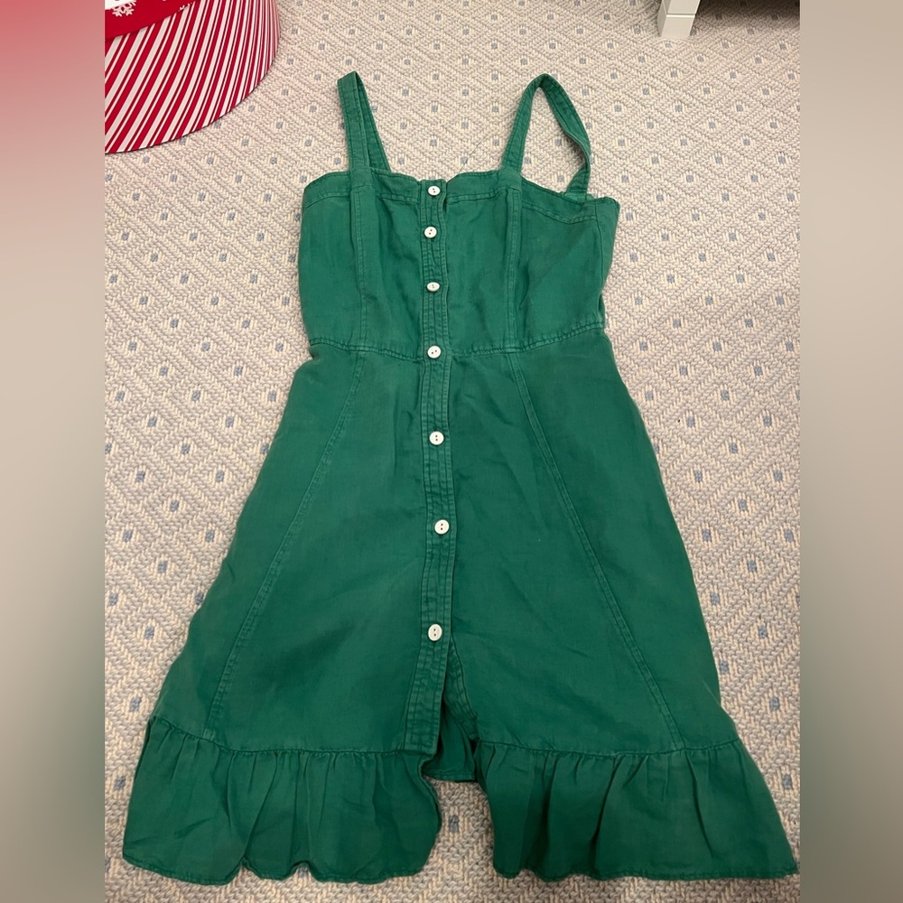 Zara green dress size xs